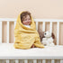 CREVENT 30''X40'' Soft Cozy Baby Blankets | Solid Color for Boys & Girls | Newborn Essentials for All Seasons (Sunshine