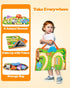 Helsort 1 1-3, 12-18 1st Baby Car Toys for Year Old Boy with Musical Playmat, Animal Sounds and Pull Back Vehicles