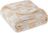 Ultra Soft Muslin Baby Blanket, Viscose from Bamboo, Versatile Swaddle and Bed Blanket for Babies, Toddlers, Boys, and