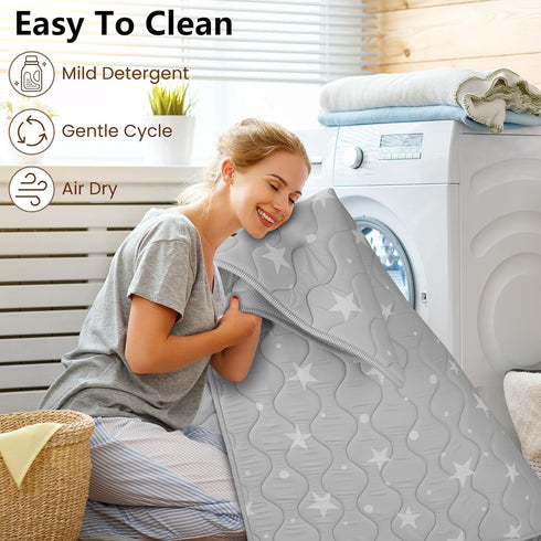 50x50 Baby Play Mat, Playpen Mat, Thick Soft Foam Playmats for Baby, Foldable and Washable Crawling Mat for Floor (Gray