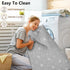 50x50 Baby Play Mat, Playpen Mat, Thick Soft Foam Playmats for Baby, Foldable and Washable Crawling Mat for Floor (Gray