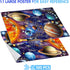 100 Piece Puzzles for Kids Ages 4-10, Solar System Educational Space Planet Puzzle Toys