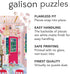 Galison Gingerbread Cottage – 500 Piece Joy Laforme House Shaped Jigsaw Puzzle of A Christmas Gingerbread Bakery