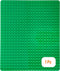 Strictly Briks Classic Big Briks Stackable Baseplates, Large Pegs for Ages 3 and Up, Green, 1 Piece, 13.75" x 16.25"