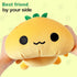 Onsoyours Cute Pineapple Turtle Plush, Soft Stuffed Animal Pillow for Kids, 13"