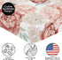 Sweet Jojo Designs Fitted Baby Crib Sheets (Boho Pink Floral) for Girls, Infant Nursery, Toddler Room - Standard Size