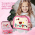 Set 15Pcs Set Playset D-FantiX Kids Tea for Little Girls, Pink Tin Tea Party for Toddlers Afternoon Tea Time with Metal