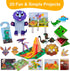 20 3-10 Craftikit Award-Winning Dinosaur Crafts for Kids - All-Inclusive Fun Dinosaur Crafts for Kids Ages - Organized