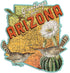 Galison Arizona Mini Shaped Puzzle - 100 Jigsaw Pieces Featuring Art by Bestselling Artist Wendy Gold, Die-cut Mini Shaped Puzzle, Makes a Great Gift!