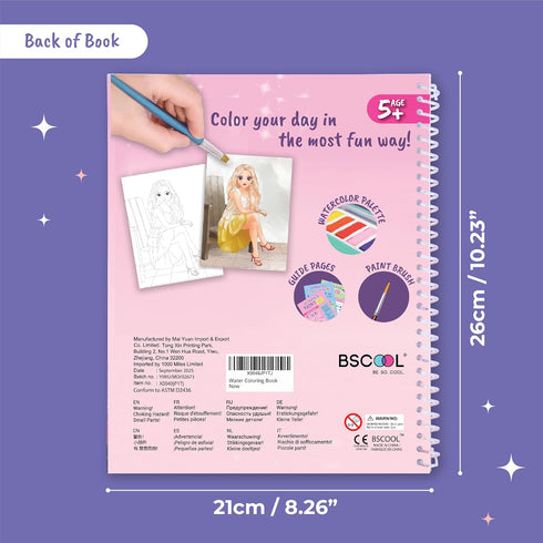 5 12 1 15 Water Coloring Book for Beginners Painting Kits for Kids Ages and up. Watercolor Book with Paint Palettes