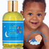 Lather Green 4 oz Nighttime Calming Baby Oil - Calms & Hydrates Babys Skin with Lavender & Chamomile