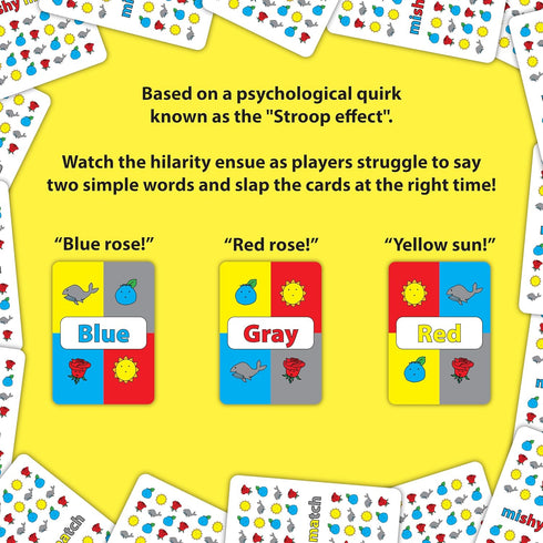Mishy Match - The Hardest Easy Game Ever, Mensa Award Winning Hilarious Party Game for Adults and Families