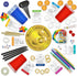 237 2-12 Funwares Original Minute of Fun Games - Minute to Win It Family Party & Travel for Kids & Adults, Players!