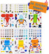 24 Make A Robot Stickers for Kids - Fun Craft Project and Birthday Party Favors for Children 3+