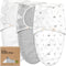 KeaBabies 3-Pack Organic Baby Swaddle Sleep Sacks - Swaddles for Newborns, Infant