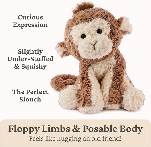 Cozys 0 10 GUND Collection Monkey Plush, Monkey Stuffed Animal for Ages and Up, Brown