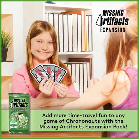 Looney Labs Chrononauts Missing Artifacts: New Expansion Pack for Chrononauts, 18 Playing Cards