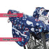 MURPHYfine 2-in-1 Shopping Cart Cover for Baby- - Foldable Portable Seat with Bag for Infant to Toddler - Compatible