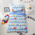 4-Piece Set, 1 1 1 1 Set, Set, PINNKKU Toddler Bedding Includes Flat Sheet, Fitted Sheet, Comforter and Reversible