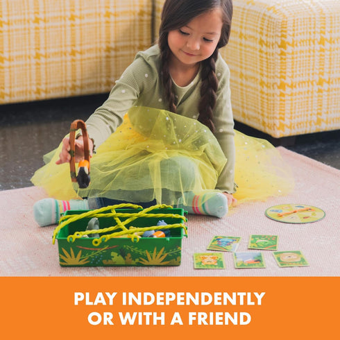 Educational Insights Jungle Rescue Game, Toddler Board Games for Fine Motor Skills, Gift for Ages 3+
