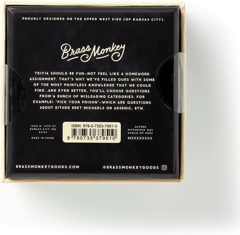 Brass Monkey Incredibly Pointless Trivia Game
