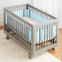 3mm 4FS 3 4 BreathableBaby Breathable Mesh Liner for Full-Size Cribs, Classic Mesh, Blue Green Aqua (Size Covers
