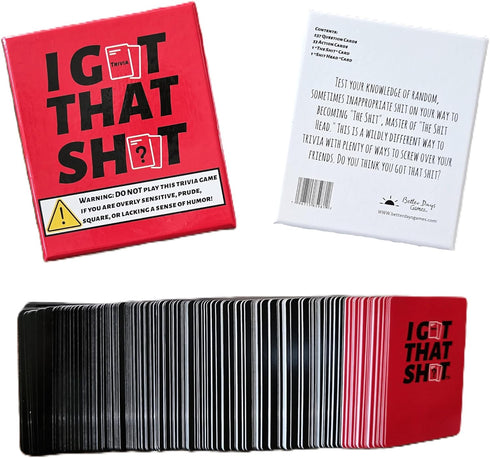 I Got That Shit I Got that Sh*t Unfiltered Adult Party Game | Wild, Savage & Laugh-Out-Loud Card Game for Game Night