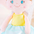 Gloveleya Dolls First Baby Girl Gifts, Soft Stuffed Doll Yellow, 15" with Gift Bag