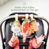 Set Set 3 Pearhead Fruit Stroller Toys, Stocking Stuffers for Babies, Newborn Ideas, Plush Interactive Toy for Baby Car