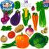 Little Folk Visuals Vegetables Precut Flannel/Felt Board Figures, 16 Pieces Set