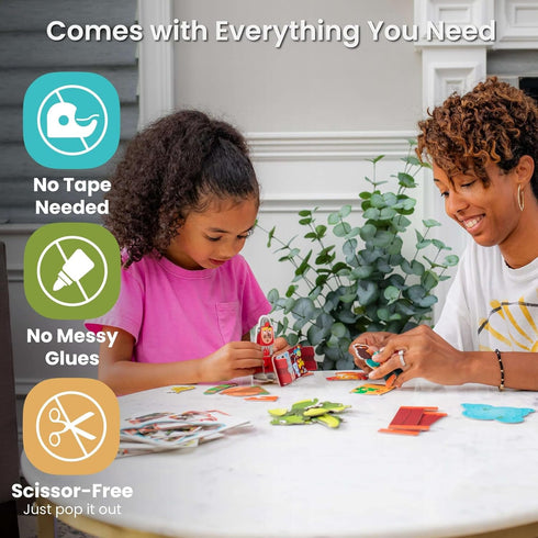 Buildable Dragon Trainer 3D Toy, Educational Play for Kids, Toys for Boys & Girls Ages 3 and Up