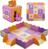 Foam Play Mat for Kids25Pcs Square Interlocking Puzzle Floor MatBaby Play Mat