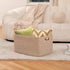 75L 22x17x12 OIAHOMY Large Woven Cotton Rope Storage Basket with Handle for Organizing Blanket and Toys for Living