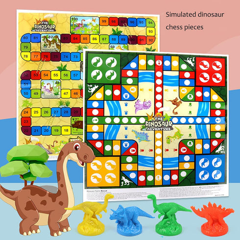 Magnetic Board Game Educational Toys for Kids, Dinosaur Flying Chess for Beginners and Adults