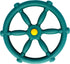 Jungle Gym Kingdom Pirate Ship Wheel for Kids Outdoor Playhouse, Treehouse, or Swingset - Green