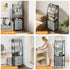 Lurgno 5 Baby Diaper Caddy Organizer and Storage - Tier Rolling Cart with Dividers and Drawers, Mobile Utility Cart