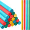 24 Pieces Rhythm Sticks, Classroom Musical Instruments, 4 Colors Wood Sticks for Girls Boys, 8 x 1/2 Inch