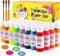 fantastory Tempera Paint for Kids 32 Colors (2 oz Each) Washable Tempera