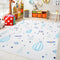UKISS Kids Play Rug 55"x55" Non-Slip Washable Kids Rug Play Mat for Floor,Area