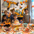 100 Set, 25 Pcs Construction Birthday Party Supplies - Construction Themed Plates and Napkins Forks Disposable Dump