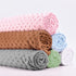 American Baby Company Heavenly Soft Minky Dot Fitted Contoured Changing Pad Cover, Blue Puff