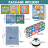 3.0 5 Funtactics Wooden Matching Game Puzzle Games, Pattern Block Match Puzzles Building Cubes with Bell for Kids