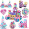 AOMIKS Magnetic Blocks for Kids, 173 Piece Mini Magnetic Building Tiles, Educational STEM Toys for Ages 3-8