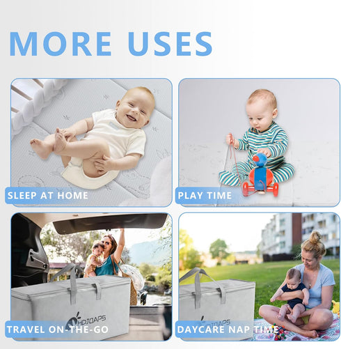 HDJOAPS Pack 38''x26'', Pack Pack Trifold and Play Mattress N Play Mattress Portable Baby Mattress for N Play