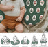 Red and Green Christmas Baby Nursing Pillow Covers for Boy Girl Santa Bear Trees Candy Bows Stripes Nursery Pillowcase