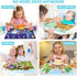 LeafEase 5 40-Pack, 12x18 Inches Disposable Placemats for Baby & Toddler, Place Table Mats Travel Eating Essential