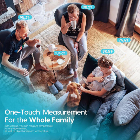 Thermometer for Adults and Kids - Fast Accurate Baby Thermometer with Fever Alarm & Mute Mode, FSA Eligible, Lifetime