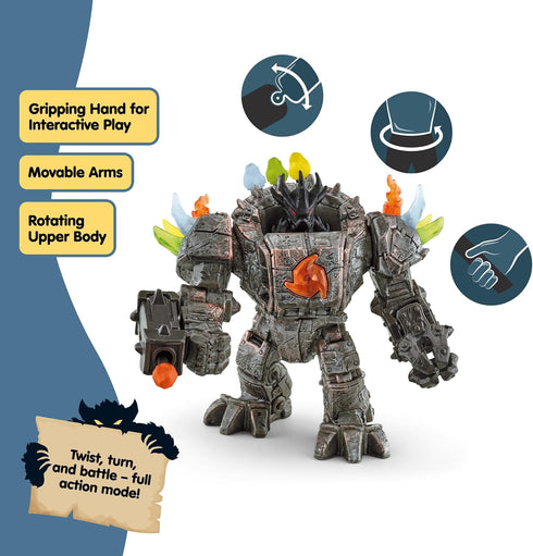 20 Playset 9" Set 7+ 42549 Schleich Eldrador Creatures - PC Master Robot, Mini Creature, and Weapons - Moveable Action