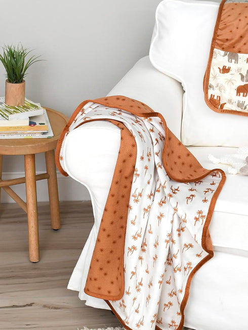 Cozy-Soft Modern Moments by Gerber Unisex Baby Blankets - Multi-use for Baby, Baby Essentials