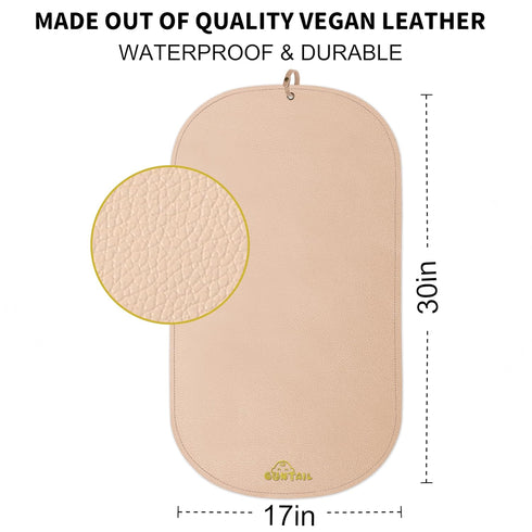 Bag,30 17 Portable Baby Diaper Changing Mat,Soft Faux Leather, Wipeable & Easy to Clean,for Home or Travel, Waterproof
